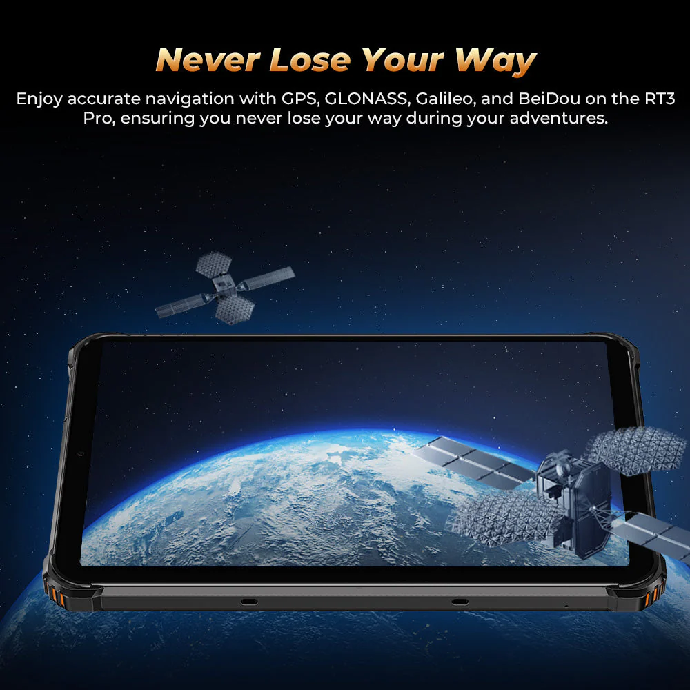 OUKITEL RT3 PRO Rugged Tablet 8-inch 5150 mAh Battery Android 14 NFC - Image 12
